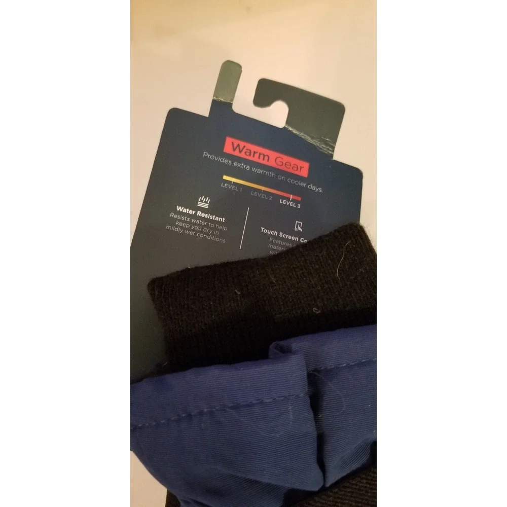 Mens 3M Thinsulate Warmest Gloves Sz S/M Water Resistant Touchscreen Grey